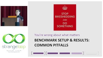 "Benchmarking: You