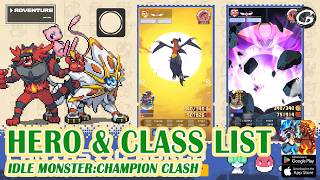 Idle Monster:Champion Clash All Hero & Class List - Mobile Game (Android) screenshot 1