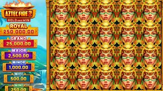 AZTEC FIRE 2 WON 2,000 Classic Slot Machines