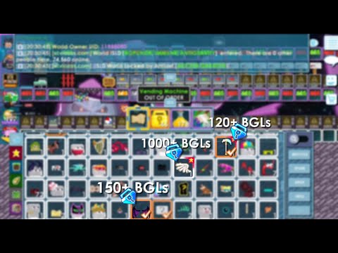Growtopia Hacking Legendary Account [1000+ BGLs]