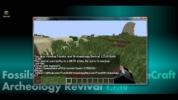 Fossil/Archeology Revival Mod 1.8.1/1.8/1.7.10
