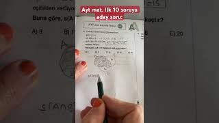 KÜMELERDE KARTEZYEN İŞLEMİ #yks2026 #tyt #ayt #matematik