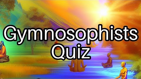 Test Your Knowledge on Gymnosophists! 🧘‍♂️ Ancient Philosophers Revealed!