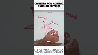 Criteria for Normal Cardiac Rhythm #drnajeeblectures #drnajeeb #shortvideo