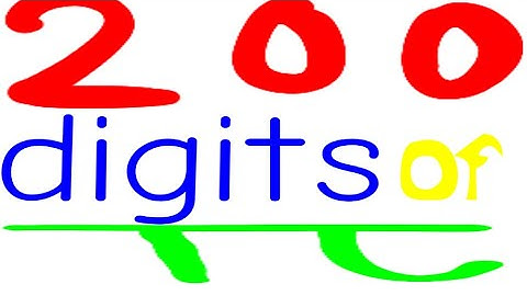 200 Digits of π (FULL SONG)