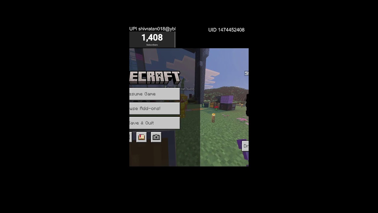 Playing Minecraft live streme 