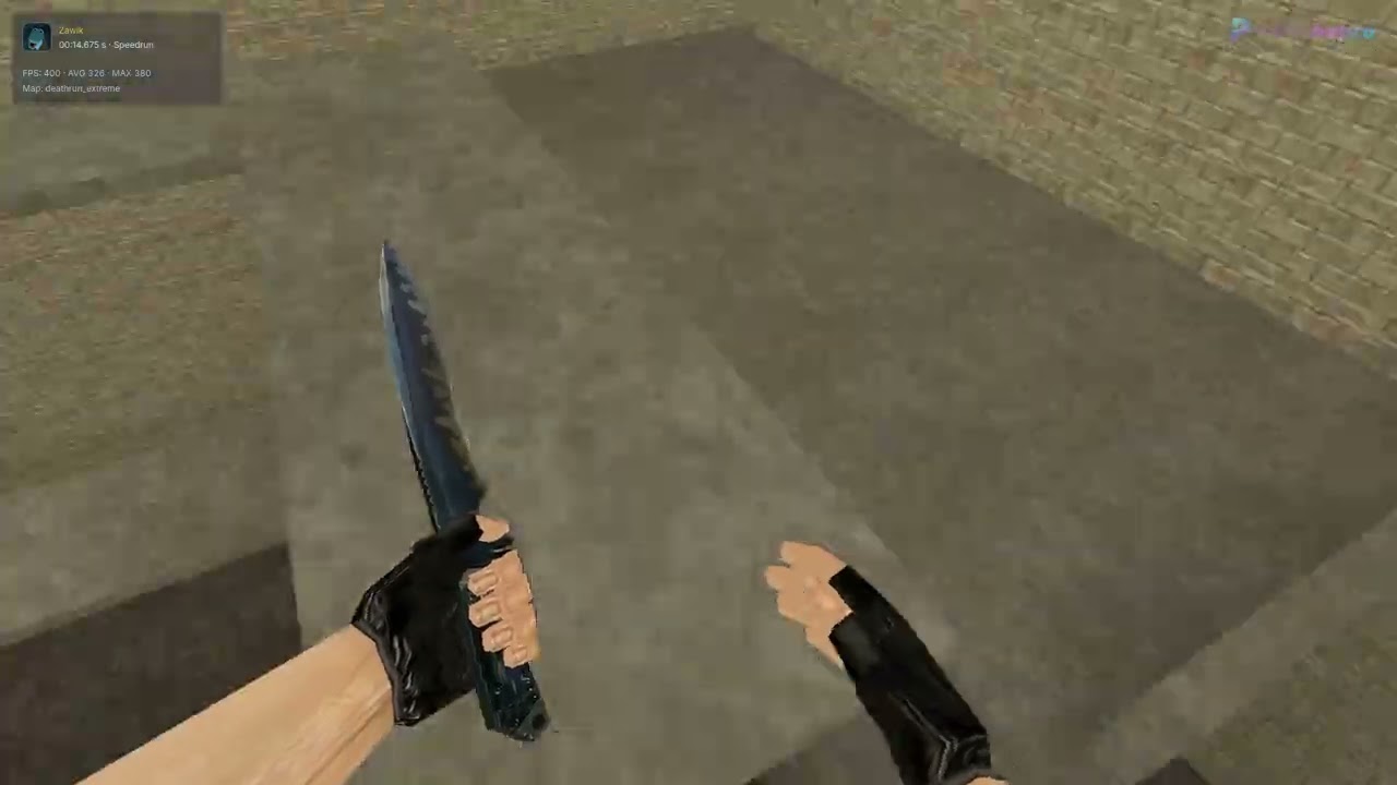 deathrun_extreme — 0:14.675 World Record [Speedrun] FPS: 400 by Zawik | CS 1.6 [iwannabepro.com]