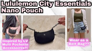 🎒✨ Lululemon City Essentials Nano Pouch — The Mini LV Multi Pochette?