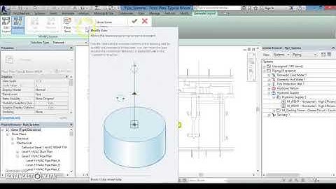 Revit Lesson 13 - Piping System   Generating Layout