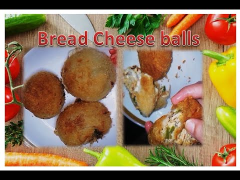 Bread cheese balls Recipe fried cheese bread balls testy and easy ...