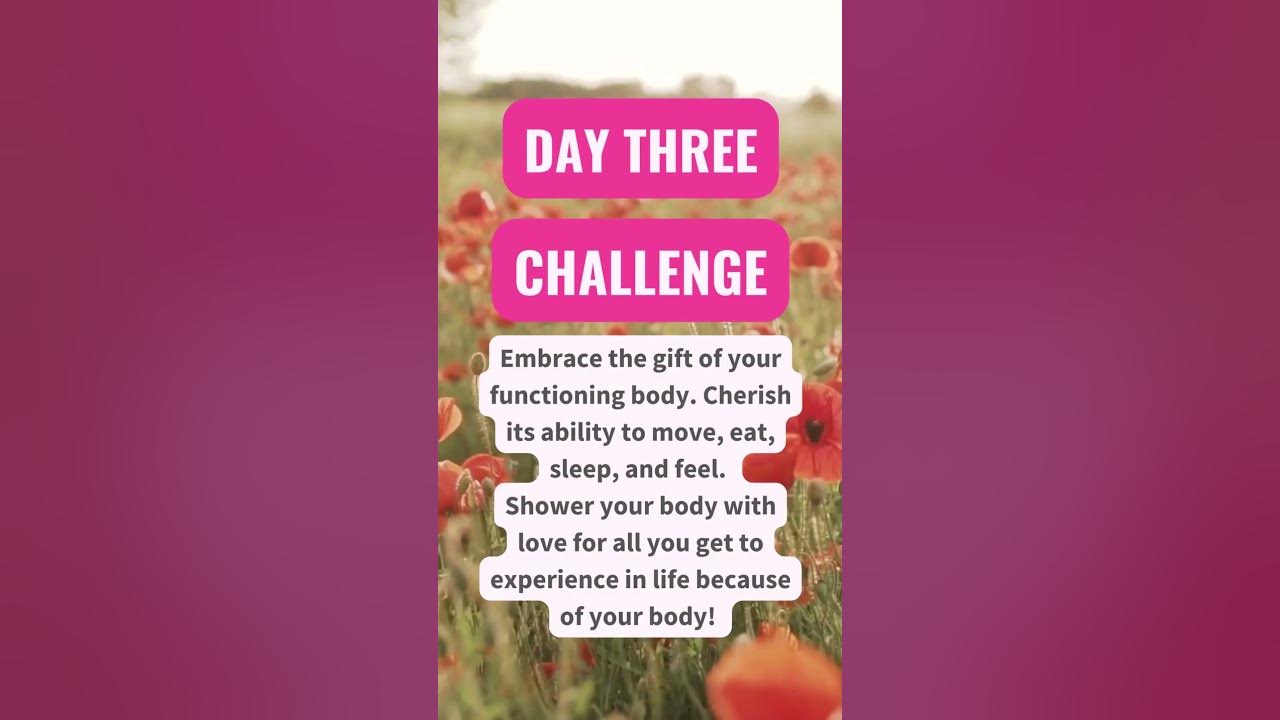 DAY 3 OF 100 DAYS OF POSITIVITY YouTube