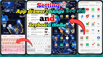 how to change app drawer||app drawer kaise change kare||app drawer ka background kaise change kare