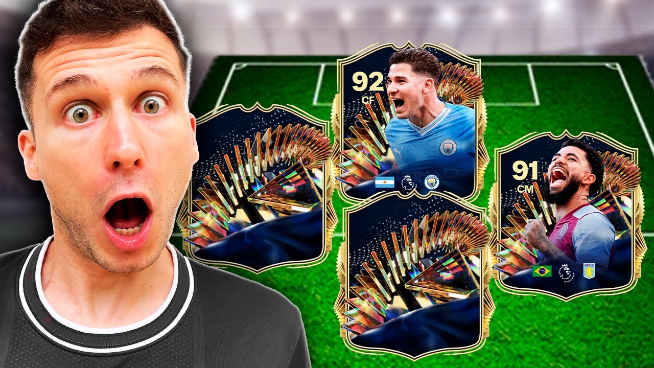 TESTEI O ALVAREZ & DOUGLAS LUIZ COM UM TIME TOTS EM VOLTA DELES! 🔥🔥 EA FC 24 ULTIMATE TEAM