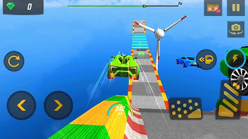 Mega Ramp Car Racing 3D - Car Jumping Games Car Stunts - Android Gameplay & Ramp Car Stunts