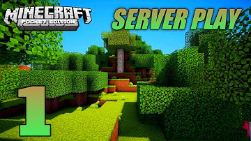Minecraft : Pocket Edition - Gameplay Walkthrough | Part 1 My First Server (Android, iOS)