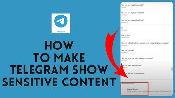 How to Make Telegram Show Sensitive Content on Android 2024 | Telegram Tutorial