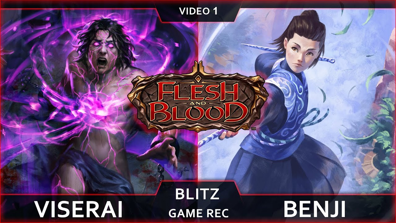 Битва способностей! Блиц Flesh and Blood TCG. Viserai (Runeblade) vs Benji (Ninja).