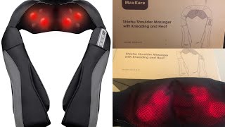 MaxKare Shiatsu Neck Shoulder Massager Review 