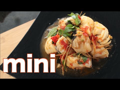 Halibut & Herbs Stir Fry (mini) - Hot Thai Kitchen!