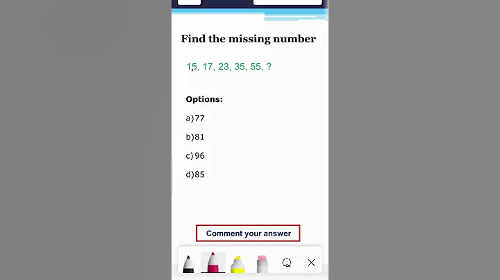 Example 7 Missing Number Series | Number Series | Reasoning Tricks For Bank Exams #shorts #series