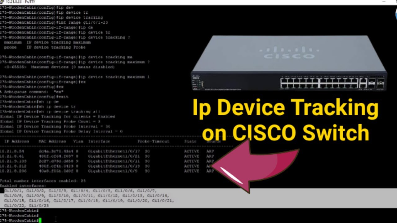 How to Enable IP Device Tracking on Cisco Switch IP Device Tracking