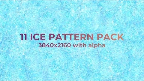 Ice Pattern Pack Stock Motion Graphics