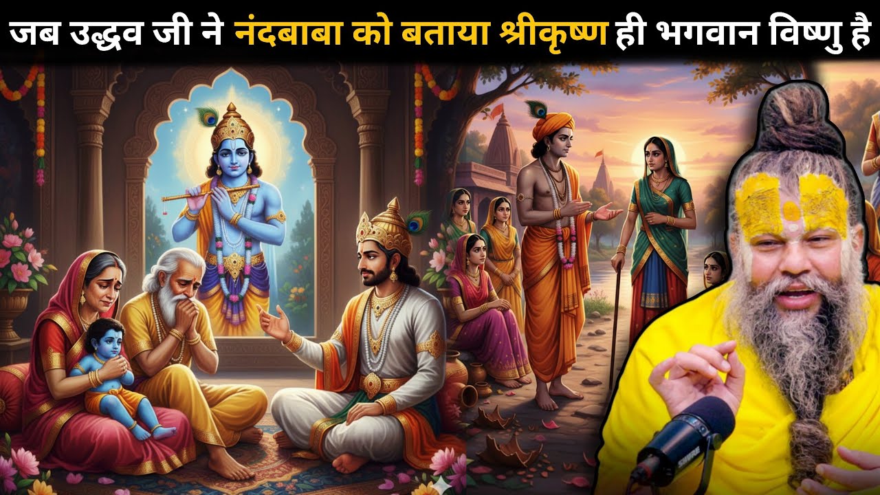 क्या हुआ जब नंद बाबा को पता है श्री कृष्ण ही भगवान विष्णु है 🤯 उद्धव जी ने नंद बाबा को कैसे समझाया 