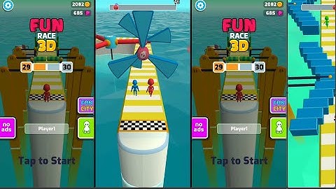 Fun Race 3D Game - Gameplay Walkthrough | Level 29- 34 + Bonus Level (iOS - Android) #07070320