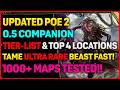 NEW UPDATED 0.5 RARE BEAST Taming Tier-List & Location Guide! | Step By Step Routes