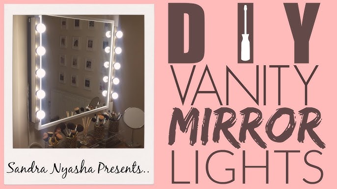 diy #calybeauty ✮ DIY ✮ Miroir Lumineux pour Coiffeuse ✮ Hollywood vanity  Mirror