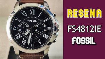 Reseña reloj fossil fs4812ie ⌚️ Cronógrafo de cuarzo ¿Qué tan buenos son? ⏫