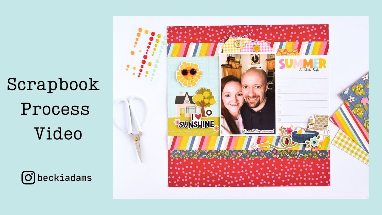 Scrapbook Crazy, Scrapbook Mini Album Tutorials, Ideas - Summer