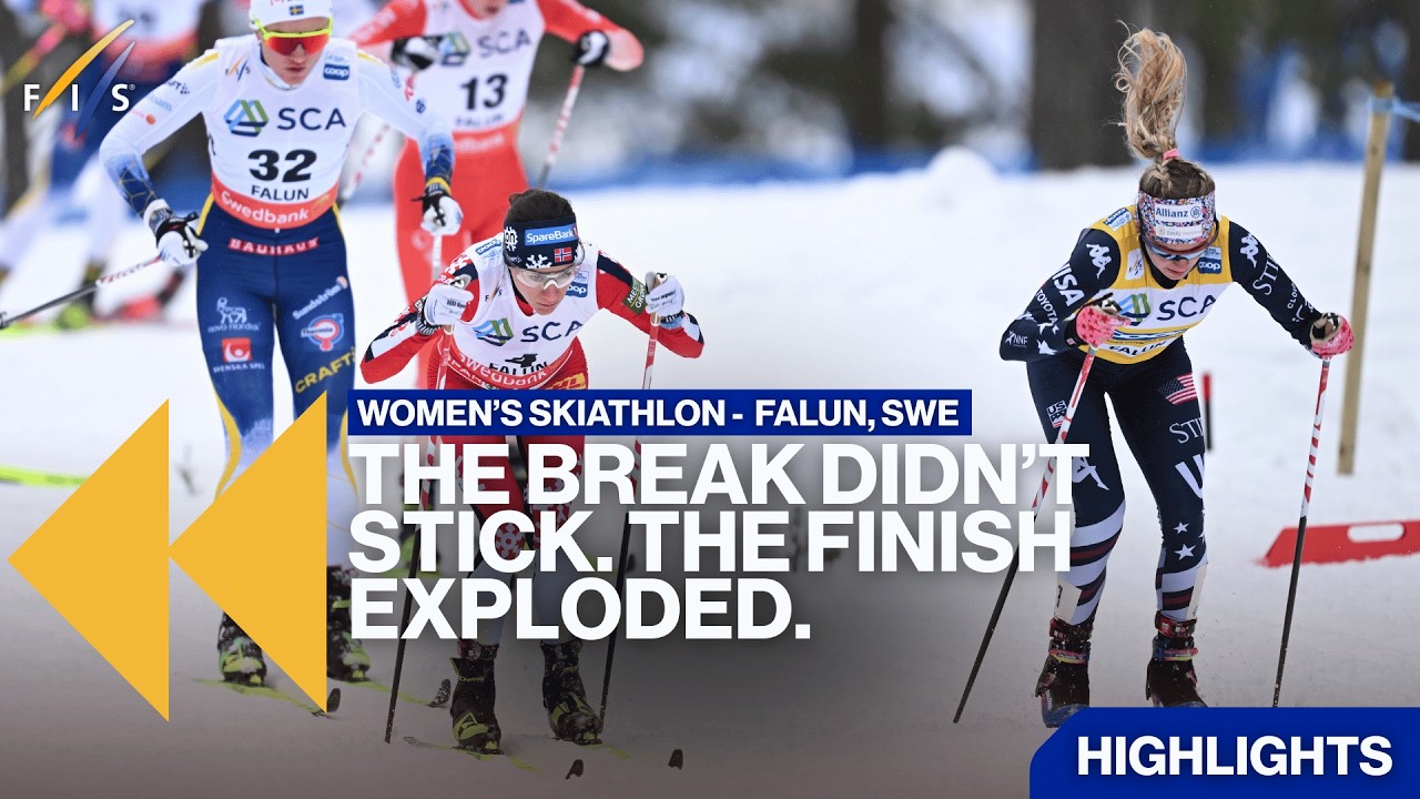The Break Didn’t Stick. The Finish Exploded | Highlights | FIS Cross Country
