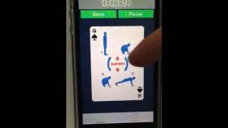 CrunX Fitness Playing Cards Mobile Application BETA 1 screenshot 2