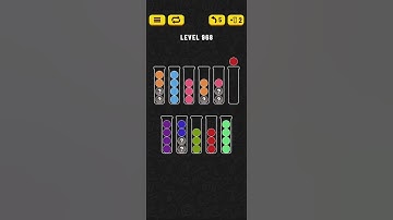 Ball Sort - Color Puzzle Game - Level 968 - Walkthrough SOLVED by RobotPlayer AI!!!
