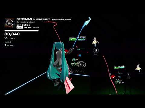 HaritoraX ワイヤレスの簡易フルトラBeat Saberテスト その1