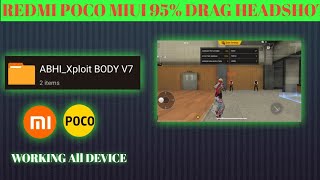 MIUI REDMI POCO 95% DRAG HEADSHOT UPDATED NEW MOBILE PANEL WORKING All DEVICE AND NORMAL FF WORKING  screenshot 2