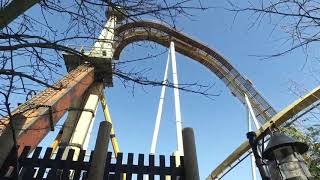 Construction of Valkyria divecoaster at Liseberg. screenshot 3