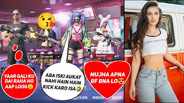 😍Random Rich Pro Girl call me Noob... 1v3 Tdm Challenge-SAMSUNG,A7,A8,J4,J5,J6,J7,J9,J2,J3,J1,J2,J3