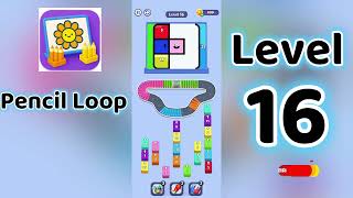 Famous Pencil Loop Level 16 Walkthrough ✏️🧩| Tricky Drawing Puzzle Solution | Go Answer Wealth