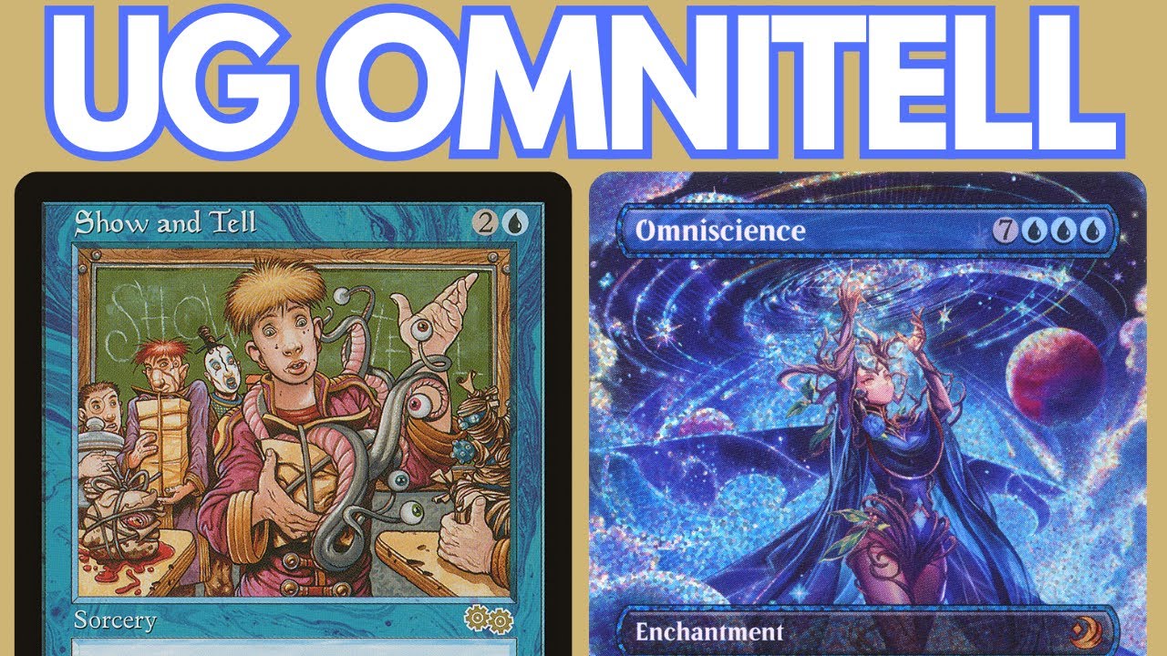 KNOW IT ALL! Legacy UG Show and Tell Omniscience feat. Mistrise Village and The One Ring. MTG League