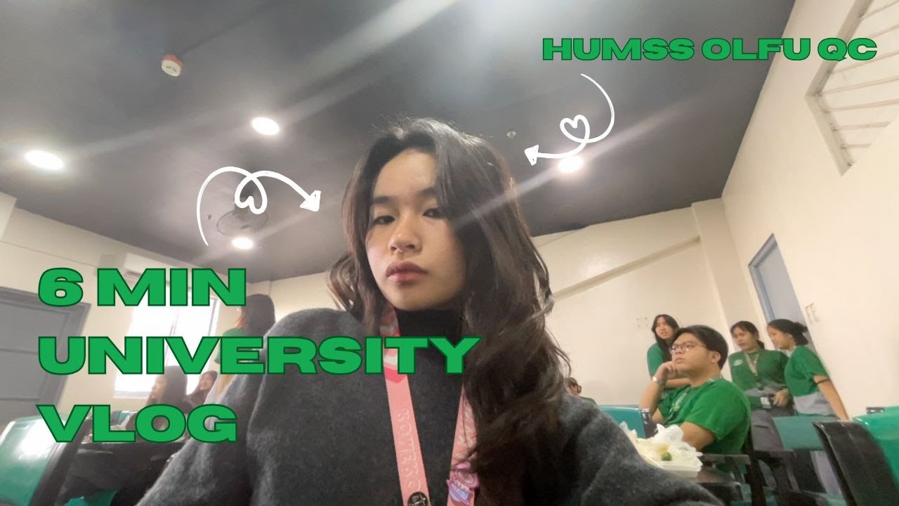 6 minute university vlog—OLFU QC