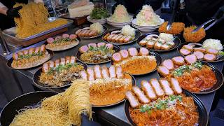 Wow!! Endless cheese overflowing. Crazy Cheese Pork Cutlet and Amazing pasta / Korean Street Food