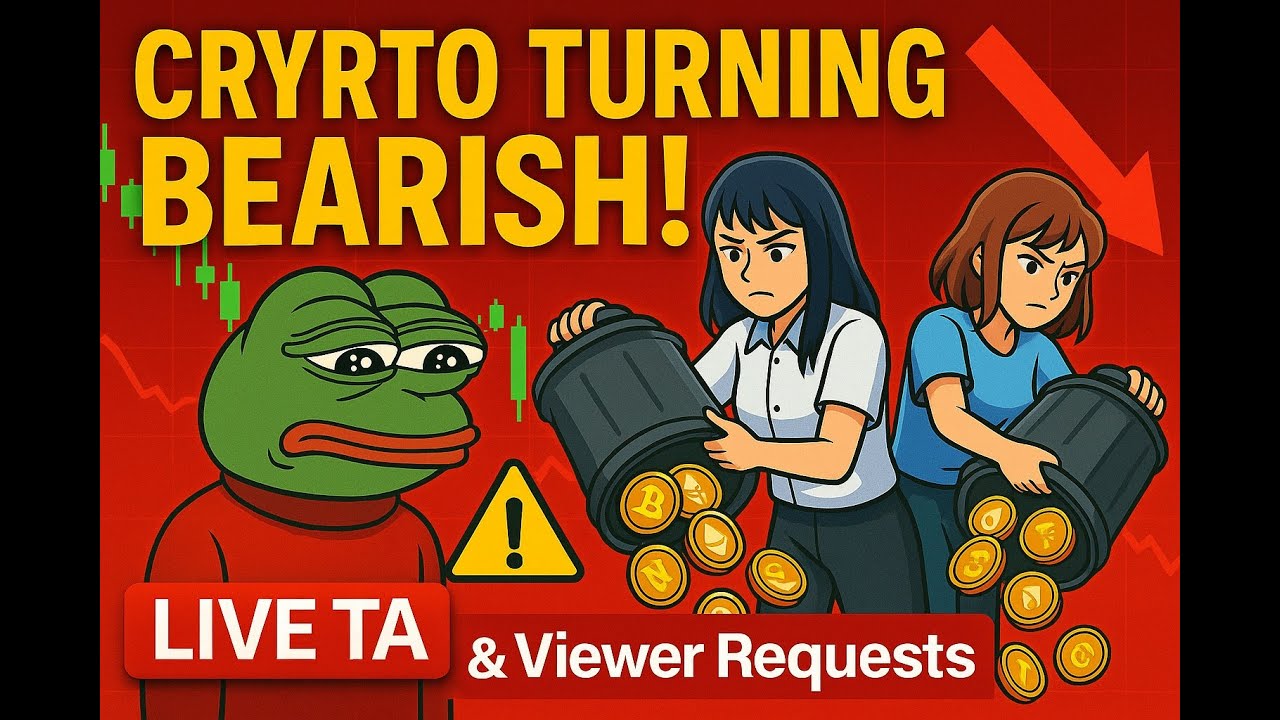 🟥 Bitcoin Weak… Altcoins Weaker — Live TA & Viewer Chart Requests