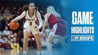 Nebraska at Minnesota | HIGHLIGHTS | Big Ten Women's Basketball | 02/12/2026