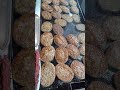 Big Italian Burgers on Grill. Italy Food Fair