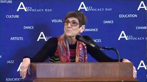 Arts Advocacy Day 2012: Rep. Rosa DeLauro