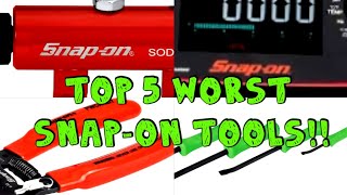 SNAP-ON Top 5 Tools to AVOID!!! 🤮 🤮 screenshot 3