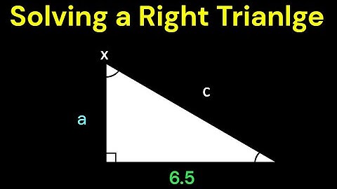Using SOH CAH TOA to Solve a Right Triangle | Trigonometry