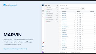 How to Use LeadSquared Marvin